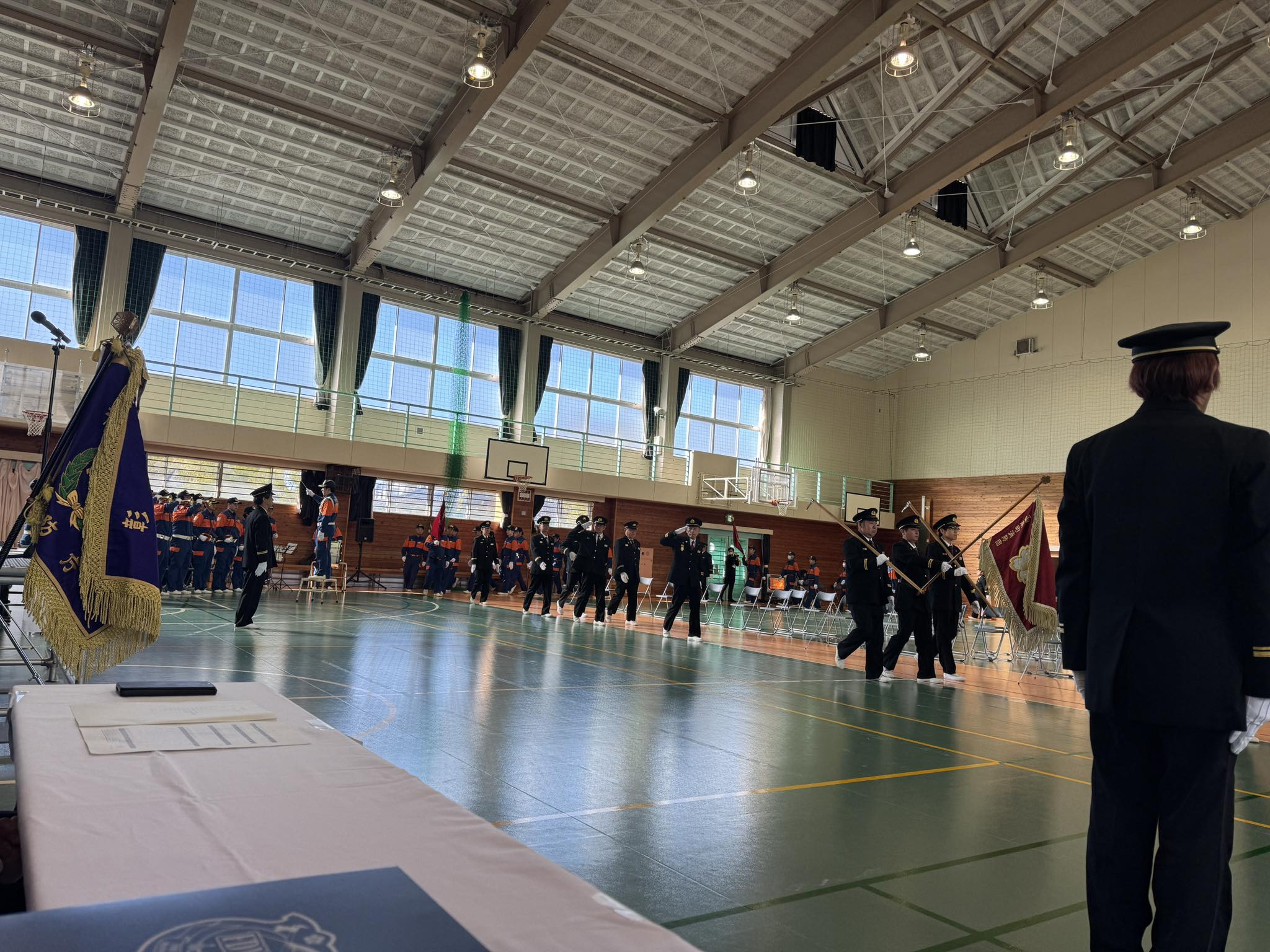 函南町消防団出初式